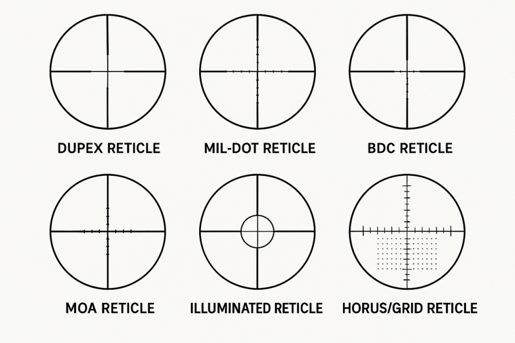 types of reticle