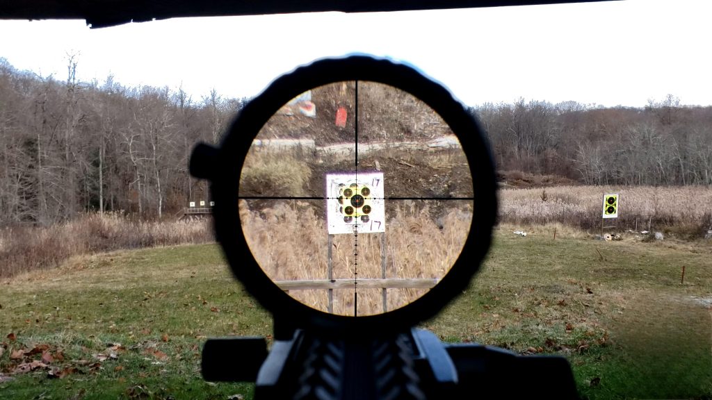 Long range shooting aiming