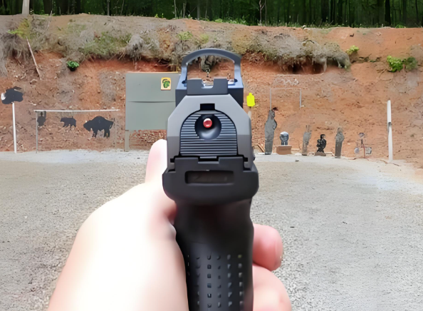 how to use red dot sight