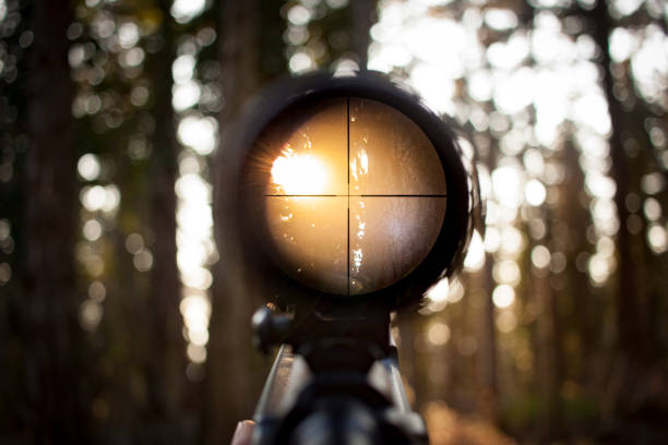 Aiming to the Sun with a sniper rifle