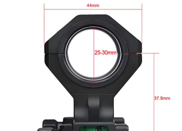 how to measure scope ring height